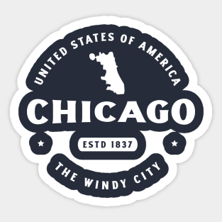 Chicago - The windy city Sticker